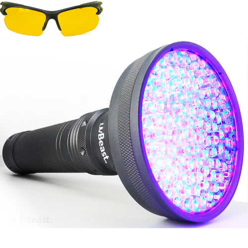large black light flashlight uvBeast V3 365nm UV Flashlight, High Power and Long Range and long Zaqw 365nm Black Light UV